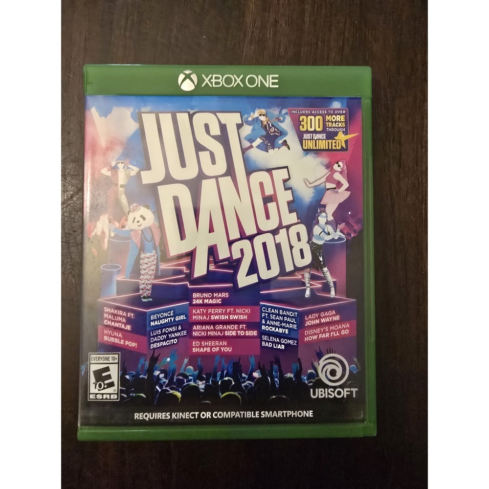 XBOX ONE XB1 VIDEO GAME JUST‎ DANCE 2018 TESTED